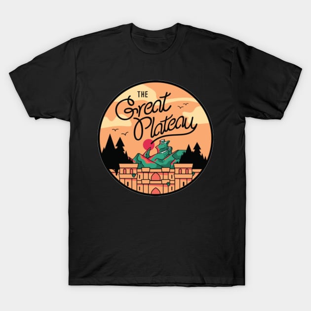 Great Plateau - Travel Badge T-Shirt by KaniaAbbi